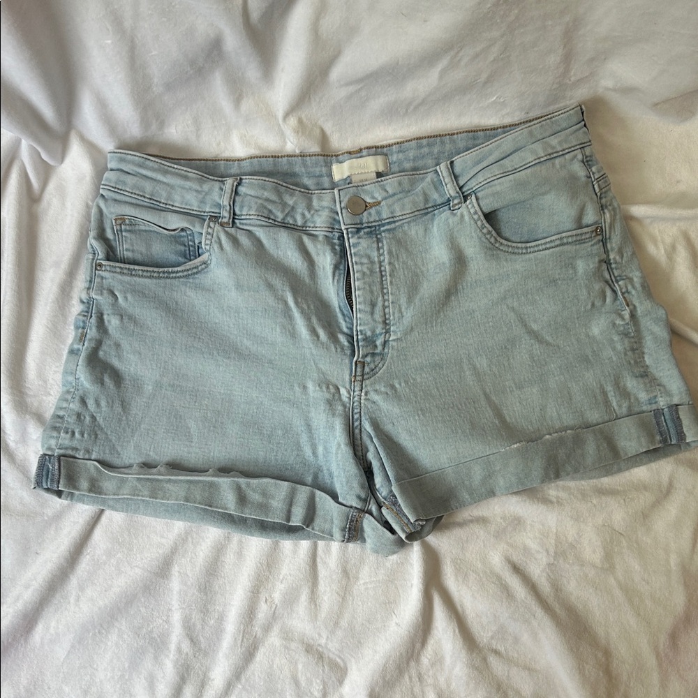 H&M Light Blue Denim Shorts